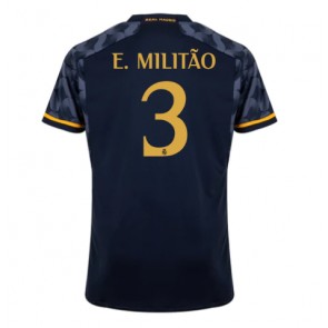 Real Madrid Eder Militao #3 Replica Away Stadium Shirt 2023-24 Short Sleeve